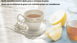 Quais remedios caseiros ajuda gripe e sintomas da gripe
