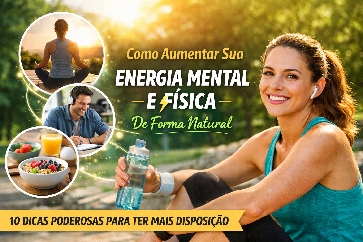 Como aumentar sua energia mental e física de forma natural e equilibrada