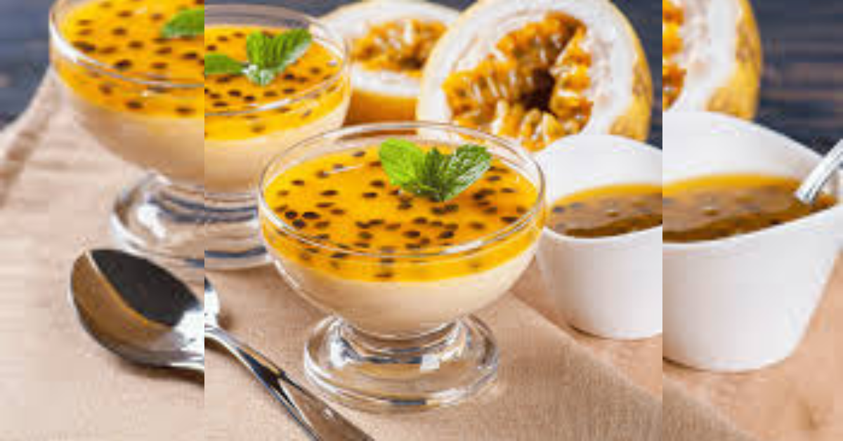 mousse de maracujá fitness