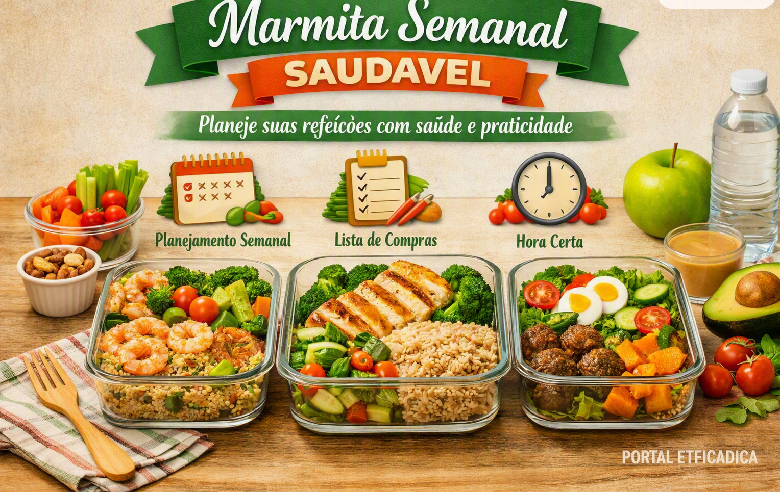 Marmita Semanal Saudável Descubra Como Planejar