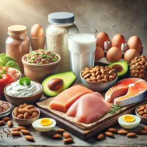 Inclua proteínas, gorduras boas e carboidratos estratégicos para potencializar seus ganhos. Confira na imagem os melhores alimentos para construir músculos! 💬 Qual desses não pode faltar na sua dieta? #MassaMuscular #AlimentaçãoSaudável #Fitness #ConteúdoGratuito