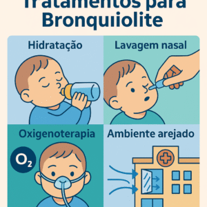 Descubra os principais tratamentos para bronquiolite em bebês e crianças pequenas. Veja como identificar os sintomas, quando procurar atendimento médico
