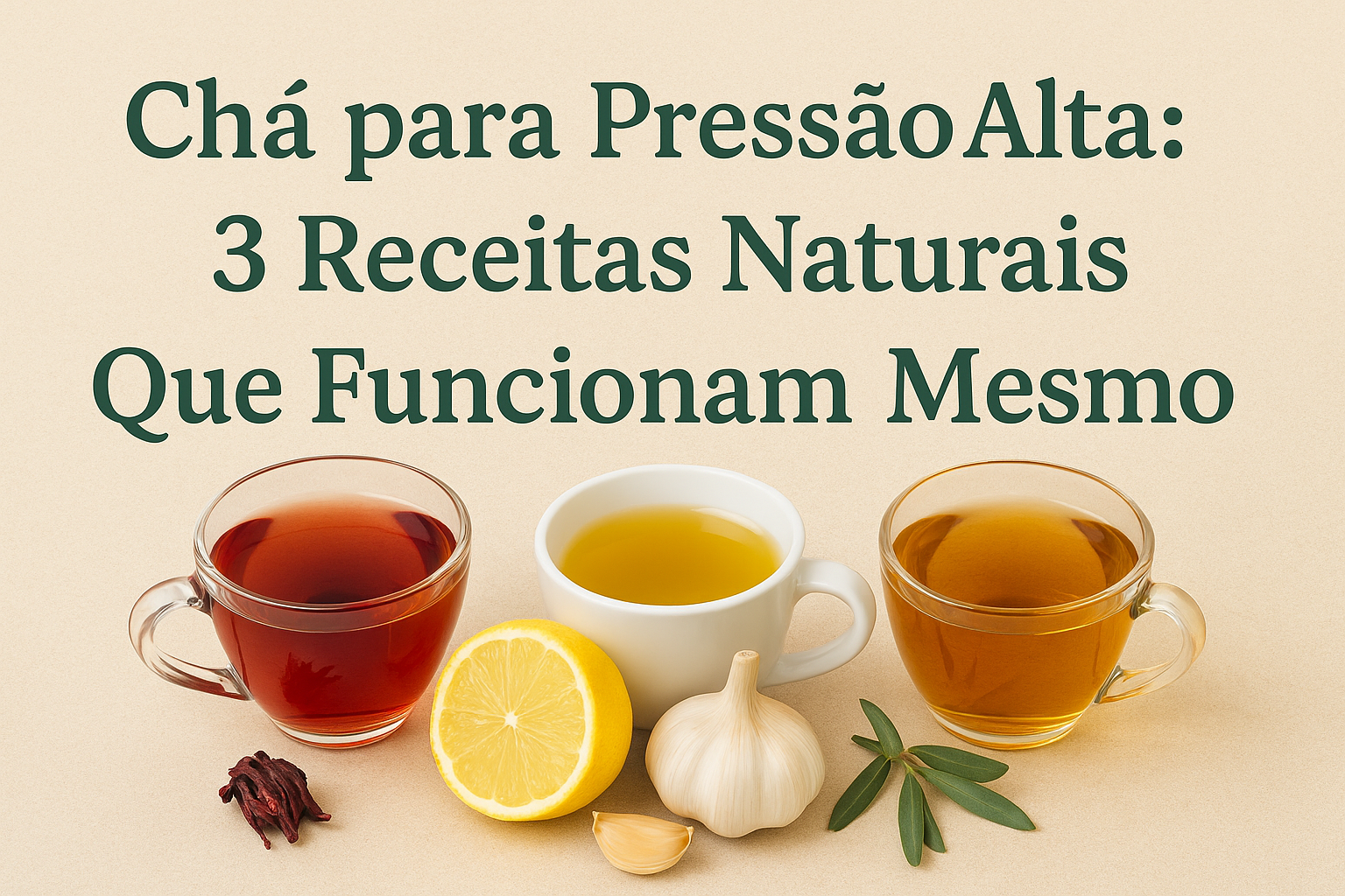 chá para pressao alta: 3 Receitas Naturais Que Funcionam Mesmo