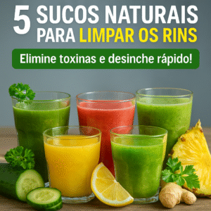 Como limpar os rins naturalmente: 5 Sucos Poderosos para Fazer em Casa