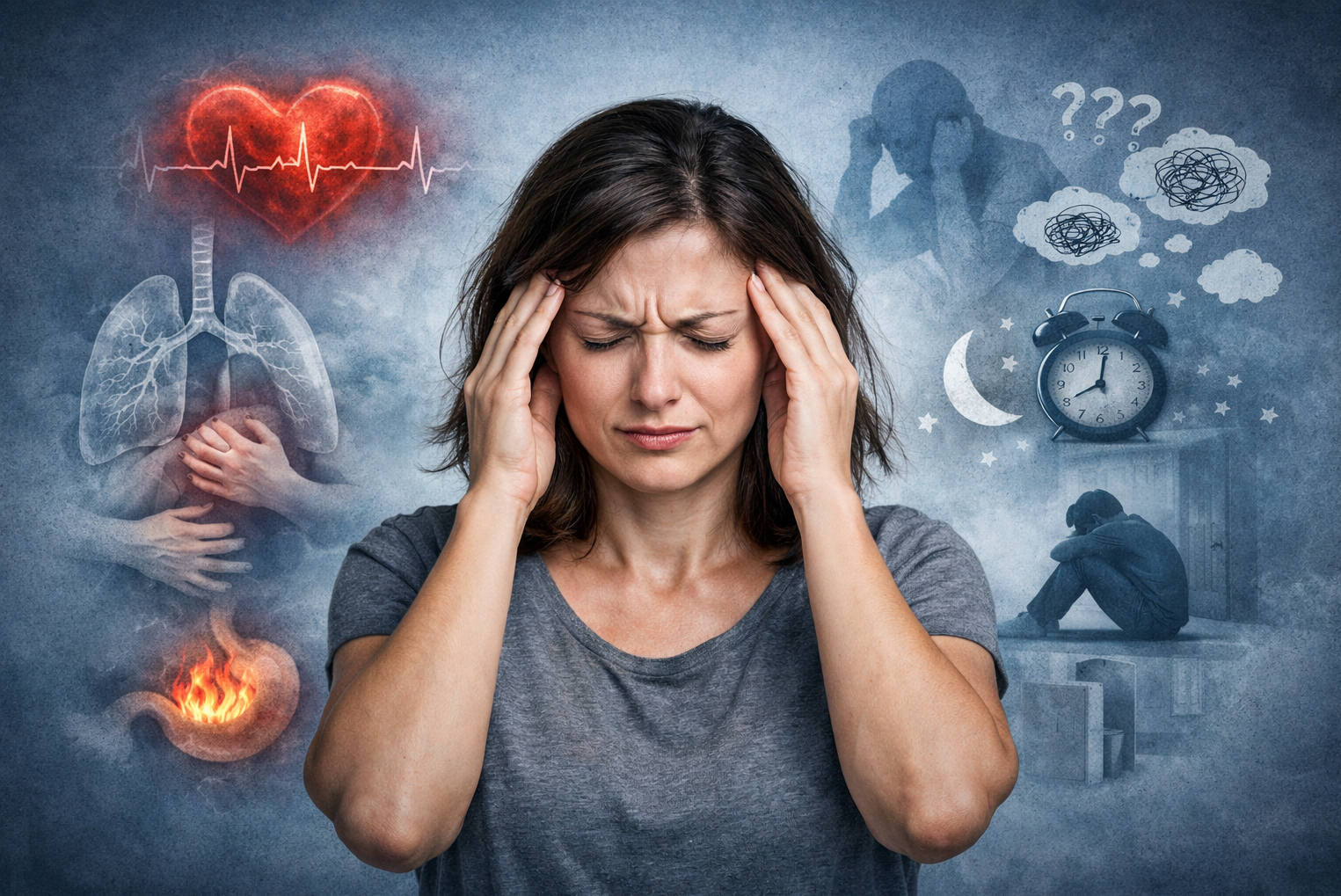 Sintomas da Ansiedade no Corpo e na Mente