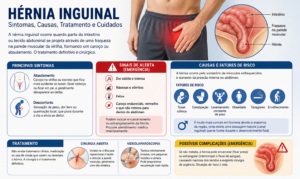 Hérnia Inguinal Sintomas, Causas, Tratamento e Quando Procurar Ajuda